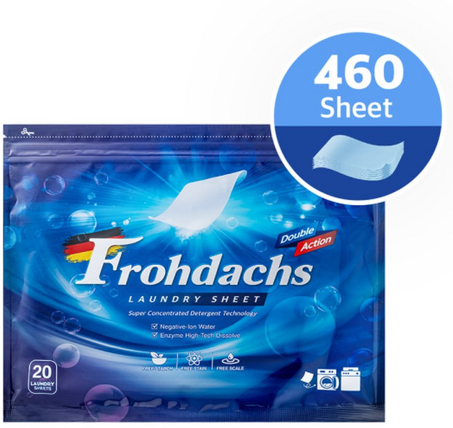 프로닥스 고농축 더블액션 세탁 시트세제 460매, 1개