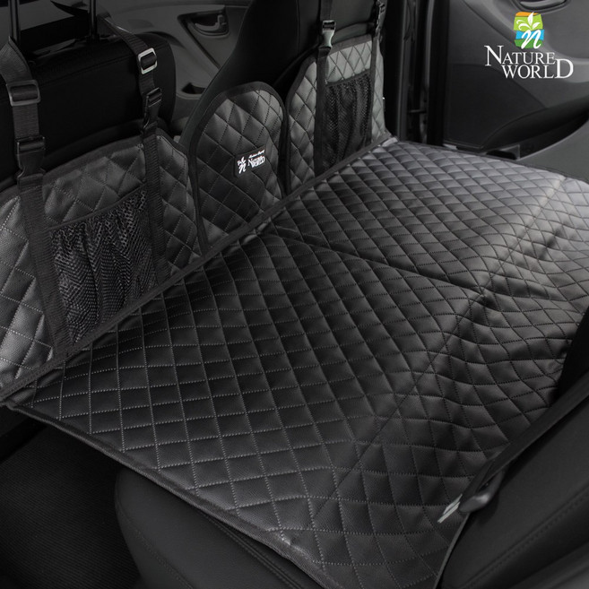 자동차 뒷자석 평탄화 확장 보드 차박 매트, 04.확장(브라운)