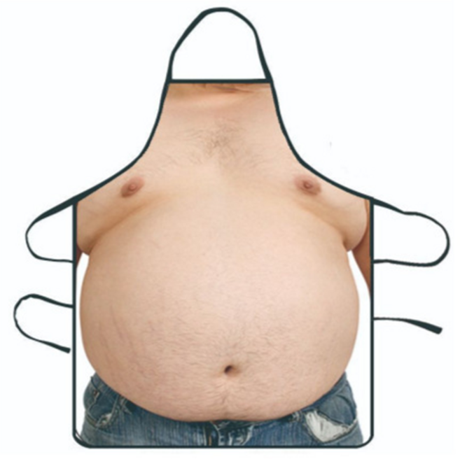 앞치마 쓸데없는 쓸모없는 재밌는 웃긴 친구 선물, 1개, 몸짱_7.남자 C