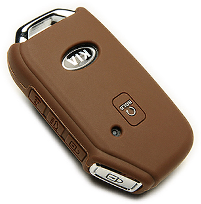 케인즈 KE-35. 케인즈 셀토스 K7 K5 쏘렌토4세대 스마트키 실리콘케이스, 초코브라운