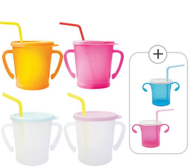 아가프라 매직빨대컵 1+1+빨대컵2개 (사은품) 안새는빨대컵 세척간편, 아가프라빨대컵2개(랜덤), 매직빨대컵-퍼플, new매직빨대컵-퍼플