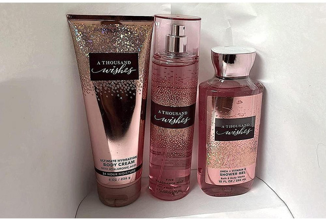 배쓰앤바디웍스 어 싸우전드 위시스 바디 용품 Bath & Body Works A Thousand Wishes Set, 1개