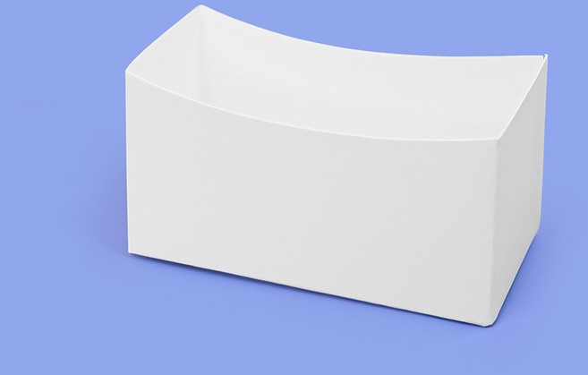 제이팩토리 햄버거 토스트 포장 용기 일회용 종이 트레이 JP-61 화이트, 1000개, 1세트