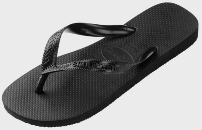 하바이아나스 신발 쪼리 조리 슬리퍼 실내화 샌들 탑 플립플랍 블랙