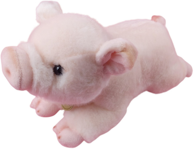 미요니 돼지 소 21cm 동물 인형, 미요니-돼지 21cm, 1개