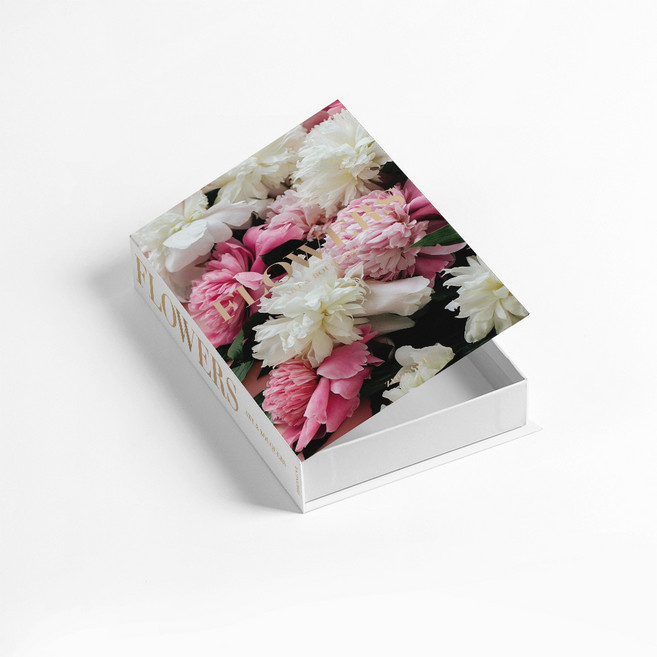 헤이띵스 모형책 수납함 리모컨 소품 정리함, K. 플라워