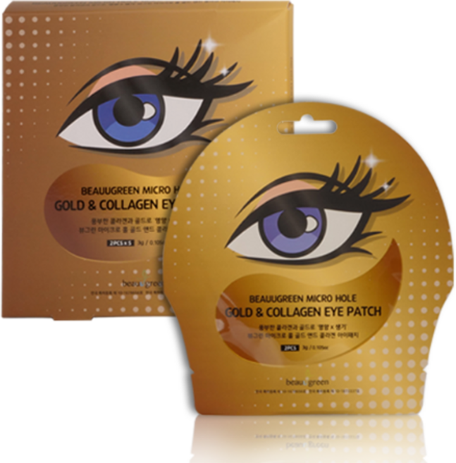 뷰그린 마이크로홀 하이드로겔 골드&콜라겐 아이패치 5매, 1개