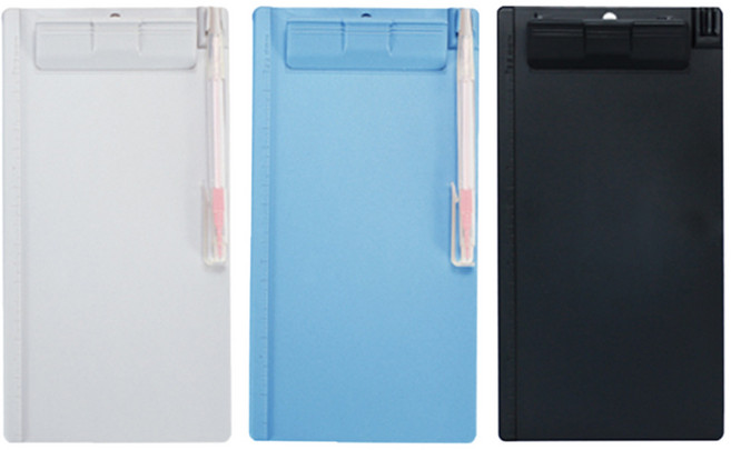 FW 클립보드 받침대 계산서 영수증 가게 빌지 식당 꽂이, 검정, 1개