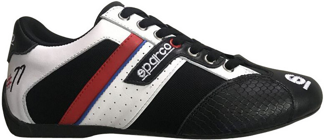 전체 가죽 SPARCO 레이싱 여름 자동차 로우 사이드 레저 스포츠 타고 Kardin 오토바이 작은 흰색 신발 남성과 여성