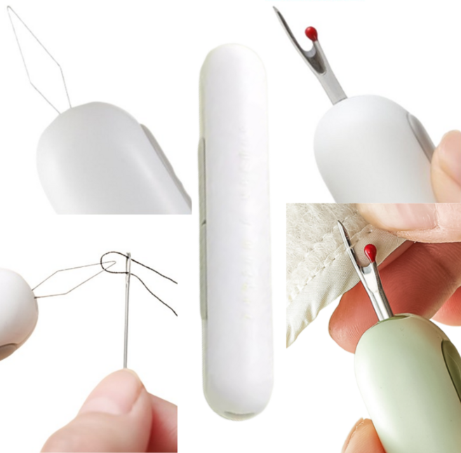 프라홈 3IN1 멀티 바늘꿰기 실밥커팅 리퍼 실뜨개, 1개, 화이트