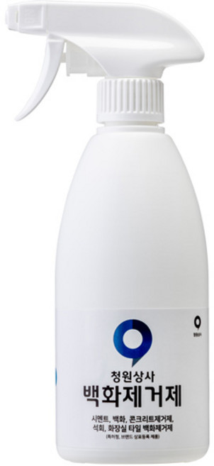 [청원상사 본사] 백화제거제 시멘트 석회 콘크리트, 1개, 500ml