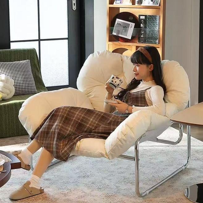 LLJJ 1인용쇼파 리클라이너 안락의자 편한 소파, 102cm, 흰색