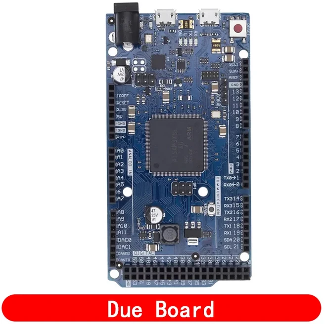 라즈베리파이5 아두이노키트 호환 DUE R3 보드 SAM3X8E 32비트 ARM CORTEXM3 MEGA2560 DUELANOVE 203 AR, 01 DUE BOARD