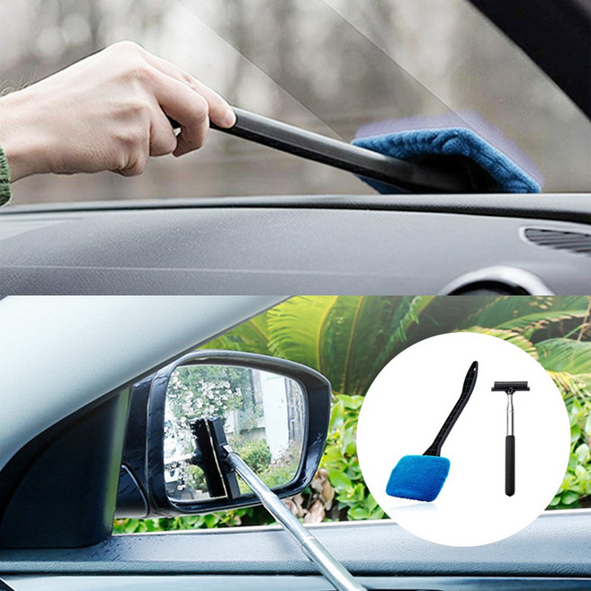 앙플러스 자동차 앞유리닦이 차량용 유리 사이드미러 닦이, 1개