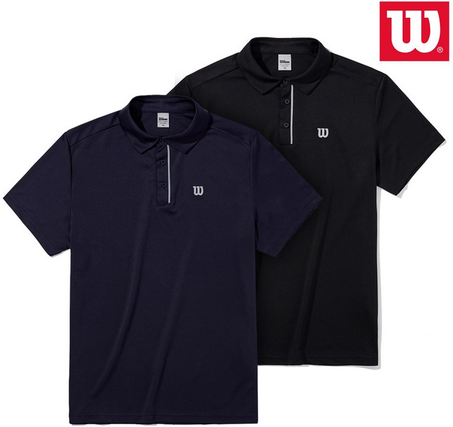 윌슨 남여공용 시원한 카라 반팔티셔츠 7103