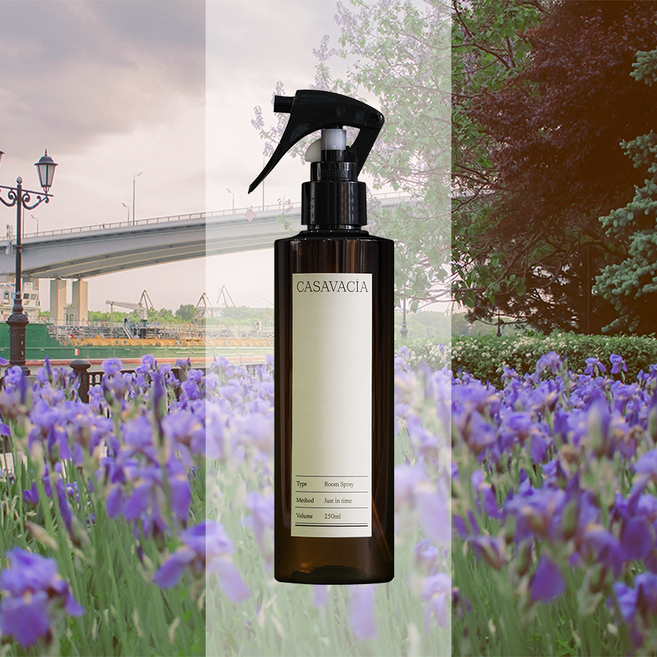 카사바시아 고급 룸스프레이 섬유향수 멀티퍼퓸 필로우미스트, 1개, 250ml, 아이리스 포르셀라나