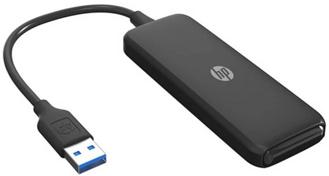 HP USB 集線器 4埠 USB 3.0, 黑色, 1個
