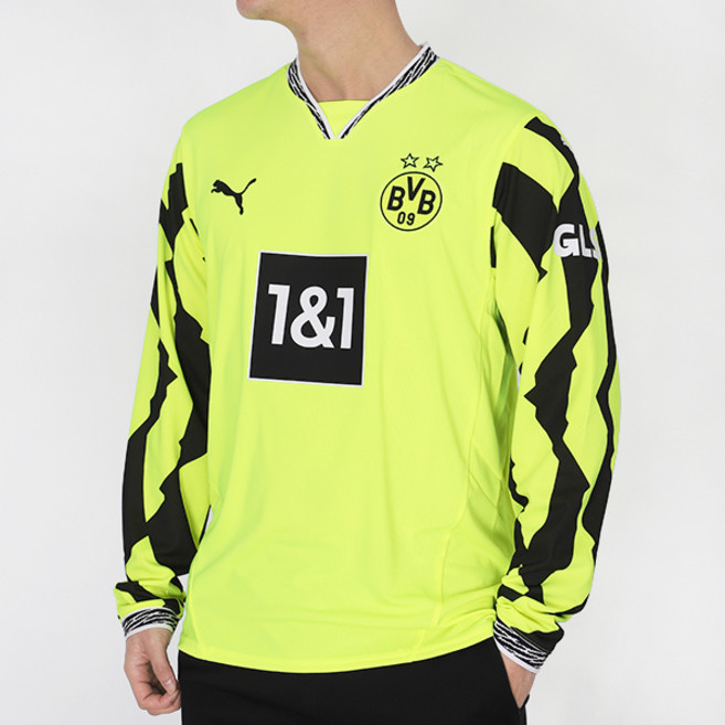 푸마 보루시아 도르트문트 Anniversary Jersey 긴팔 유니폼 옐로우 얼럿+블랙, 상세설명참조