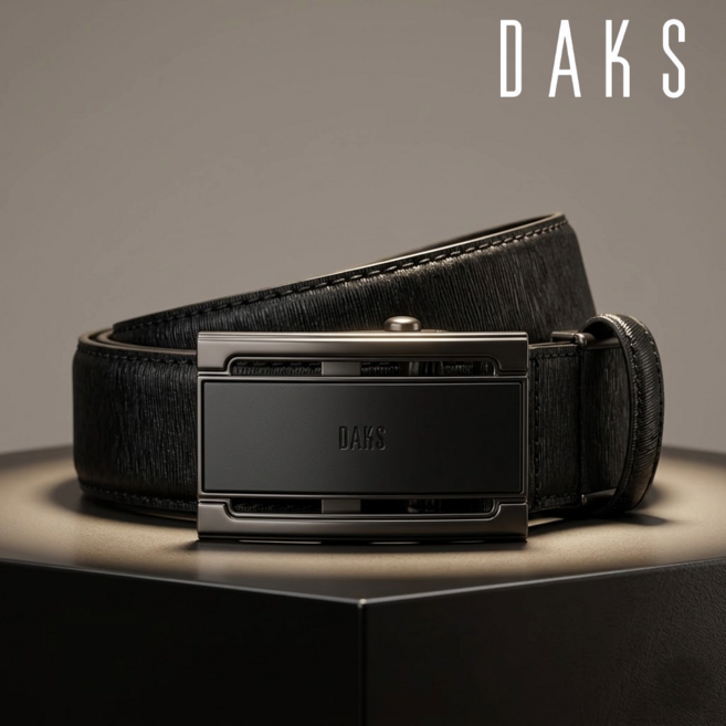 닥스 매트블랙 자동벨트