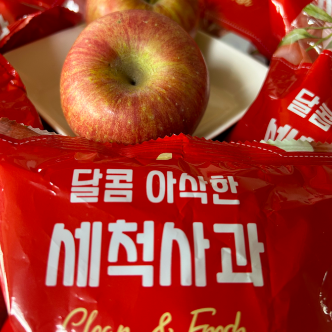 [3중세척부사사과] 고객만족1위 꿀사과 달콤한 세척사과, 1박스, 2kg