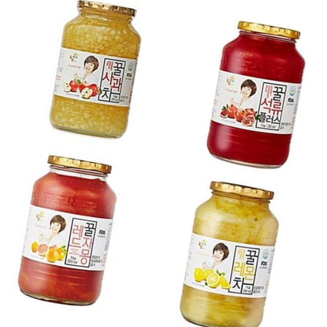 액상차 꽃샘 석류차/사과차 1kg, 사과차1kg