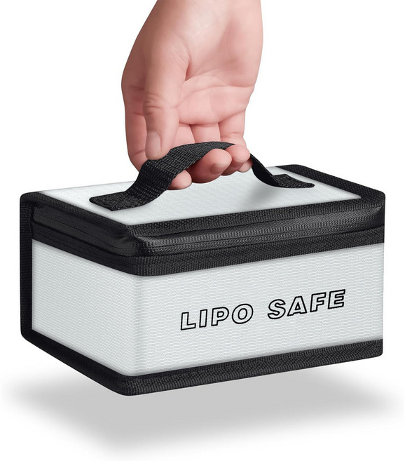 리포가드 방화재질 리튬 배터리 다기능 방폭 가방 안전백, 1개, 리포세이프소형(실버)