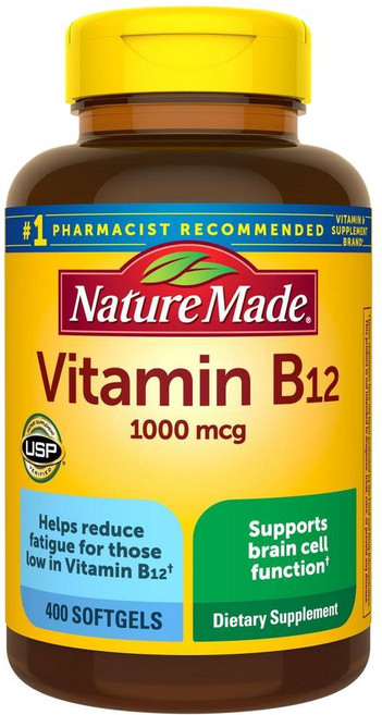 미국 Nature Made 네이처메이드 비타민 B12 1000mg 400정, 1개