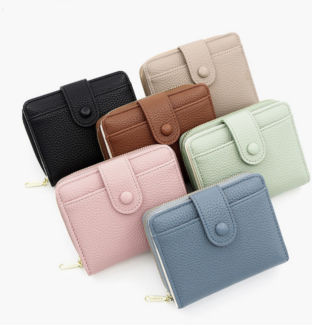 베나인 여성 가죽 포켓 반지갑