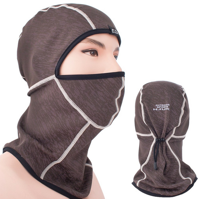 휴키 방한 바라클라바 안면마스크 방한용품 넥워머 두건 복면, 베이지, 1개