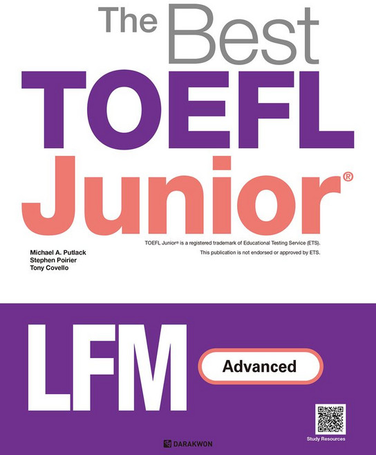 The Best TOEFL Junior LFM Advanced, 상세내용 참조