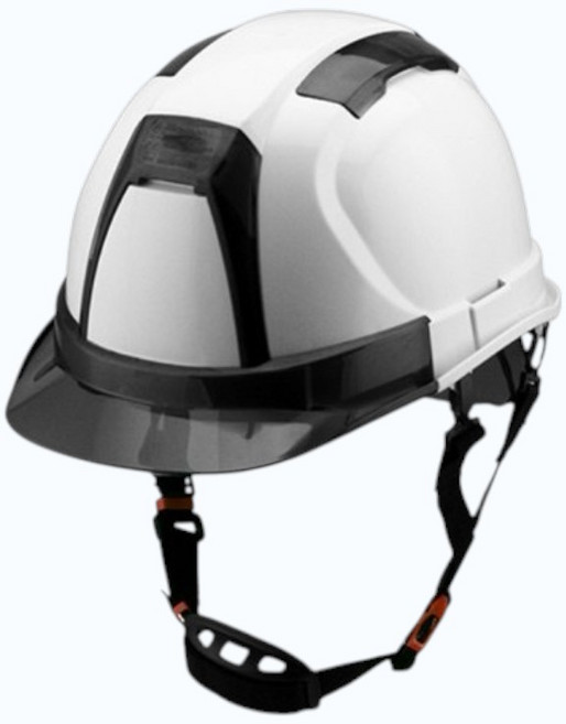 SN-500 透視型工業用防護頭盔, 1個, OP32-51, 白色
