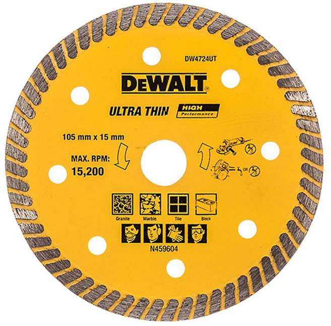 타일 멀티터보타일 4인치절단석 컷터날 디월트 4인치 1.2T 타일날 타일캇팅날 절단 그라인더날 절단석 컷팅석 캇팅석 커팅석 카팅석 절단날, 1개