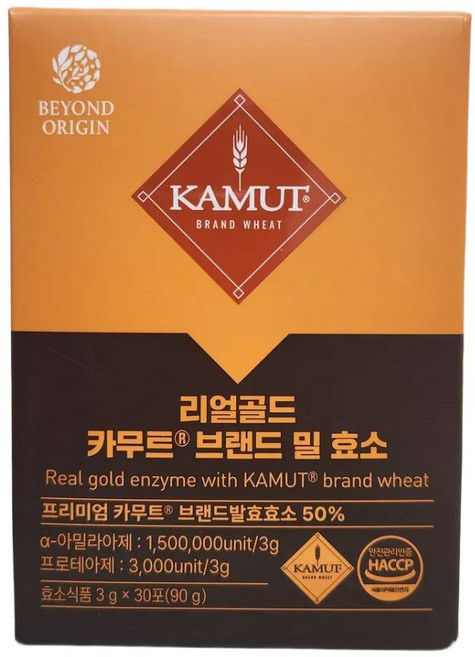 리얼골드 카무트 브랜드 밀 효소, 1개, 90g