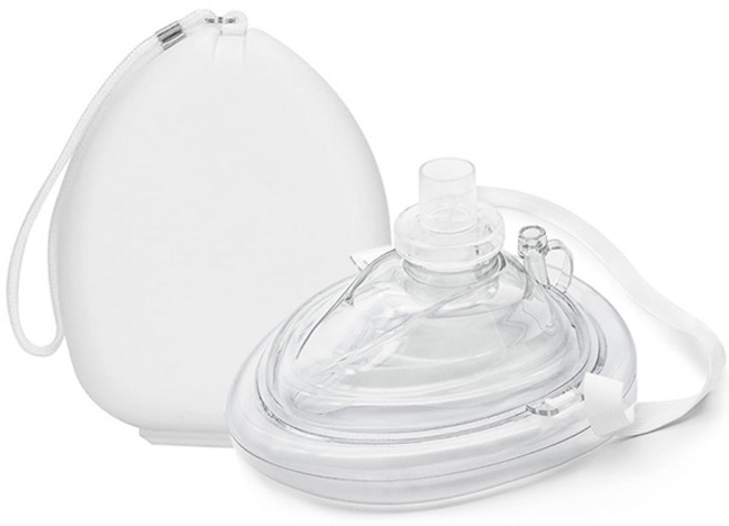 SPICA 스피카 CPR 포켓마스크 SE0S - 휴대용 인공호흡 구급 심폐소생술, 1개