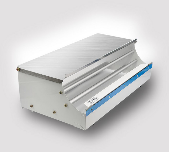 신형 스트인리스 상판 랩포장기 업소용 대용량 랩기계 랩핑기 배달음식 포장기 컷팅기 커팅기, 실버, 1개