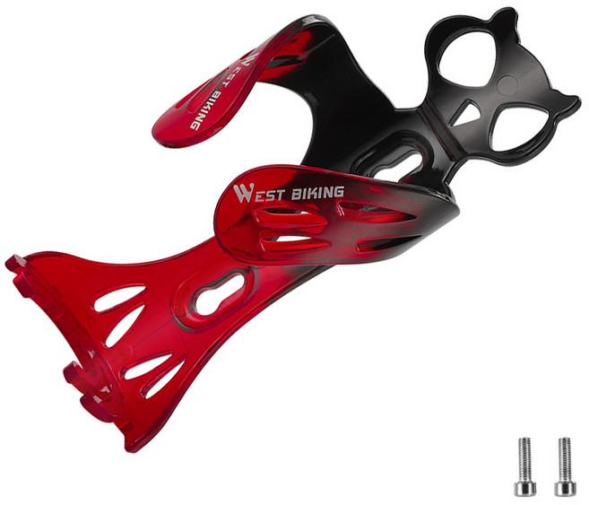 시그니처베이지 자전거 초경량 물통 케이지 거치대 YPZ044, 1개, 레드