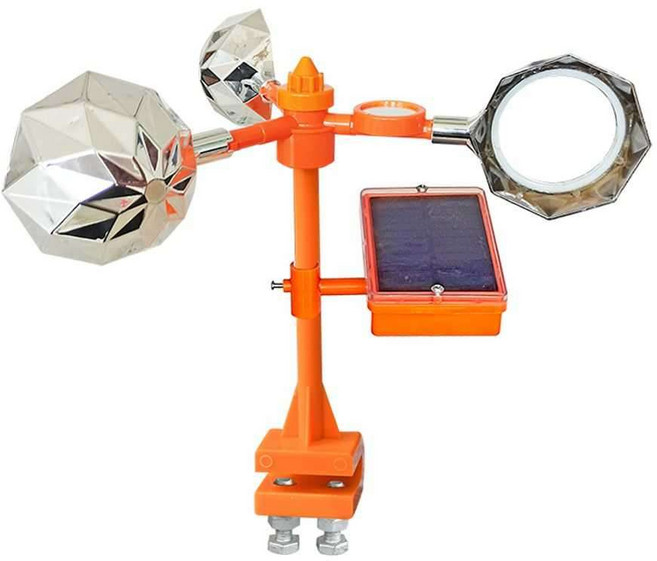 조류 퇴치기 태양광 고라니 멧돼지 새 퇴치 허수아비, A