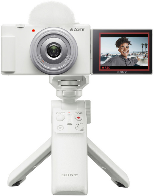소니 브이로그 카메라 ZV-1F +GP-VPT2Bt 블루투스 그립/공식대리점, ZV-1F(화이트)+GP-VPT2BT(화이트)