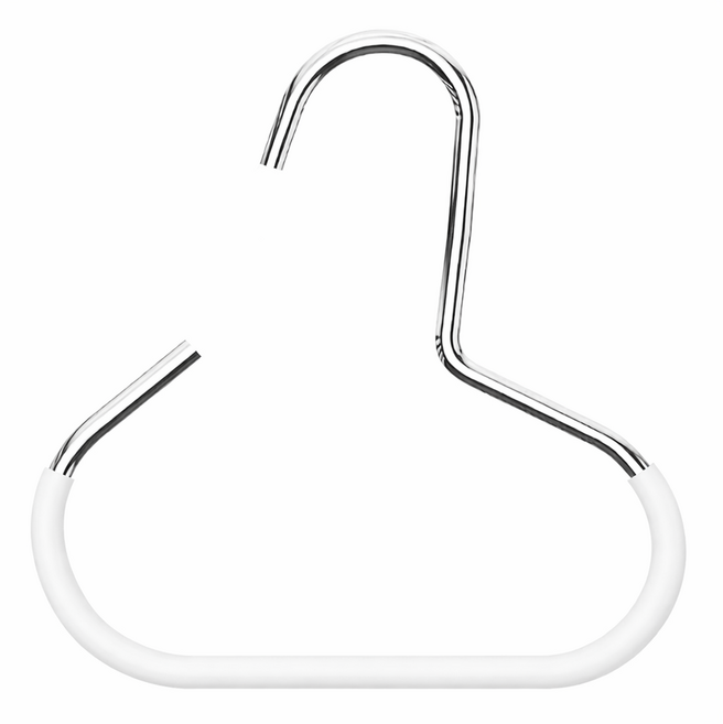 티앤티 논슬립 모자 가방 목도리 다용도 옷걸이 세트, 5개, 화이트