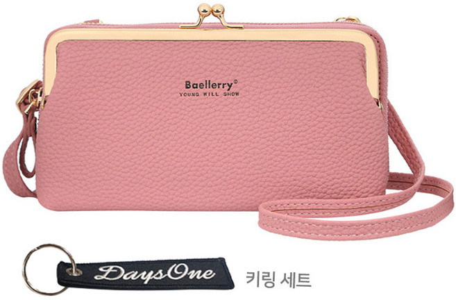[사은품증정] 데이즈원 핸드폰 가방 미니백 가죽 여성 학생 크로스