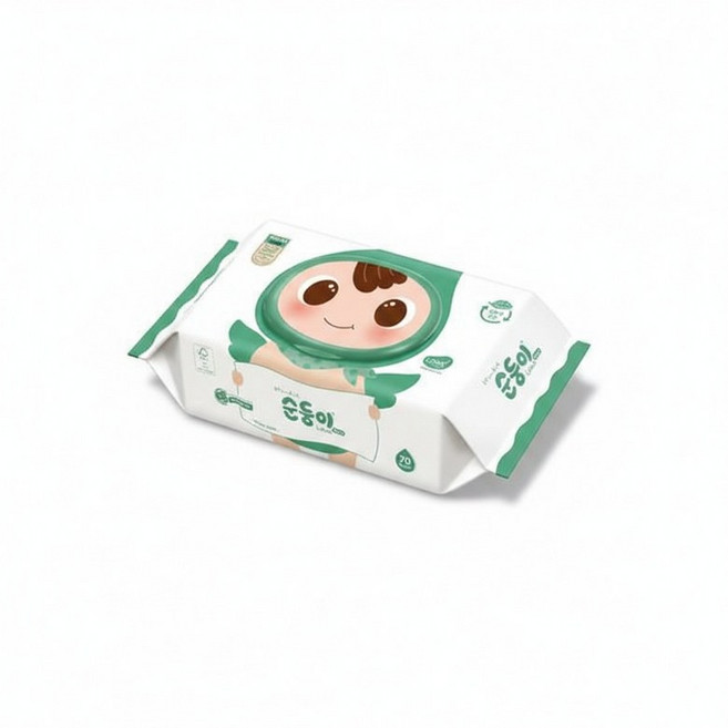 100생분해/순둥이 로하스 캡 70매 10팩, 75g, 10박스