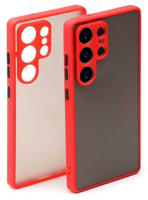 럭스폰 반투명 충격방지 카메라 렌즈보호 풀커버 케이스