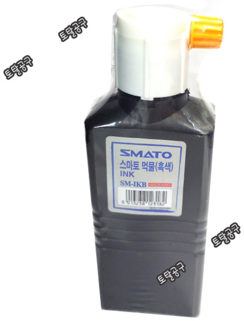 검정먹물 180ml 국산 스마토 흑색먹물 먹통먹물 먹통용먹물 먹줄용먹물 토탈공구판매자, 1개