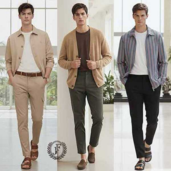 잭필드 남성 프리 무빙 팬츠 3종 세트