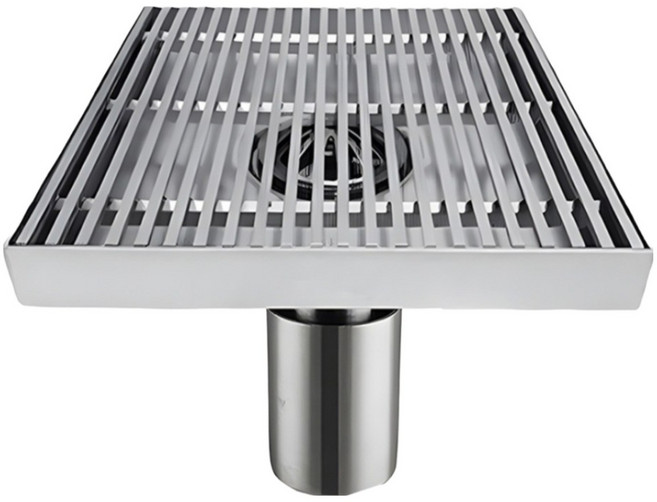 BARKER 스텐 라인 유가 150각 50파이 CL150S, SUS봉수, 실버