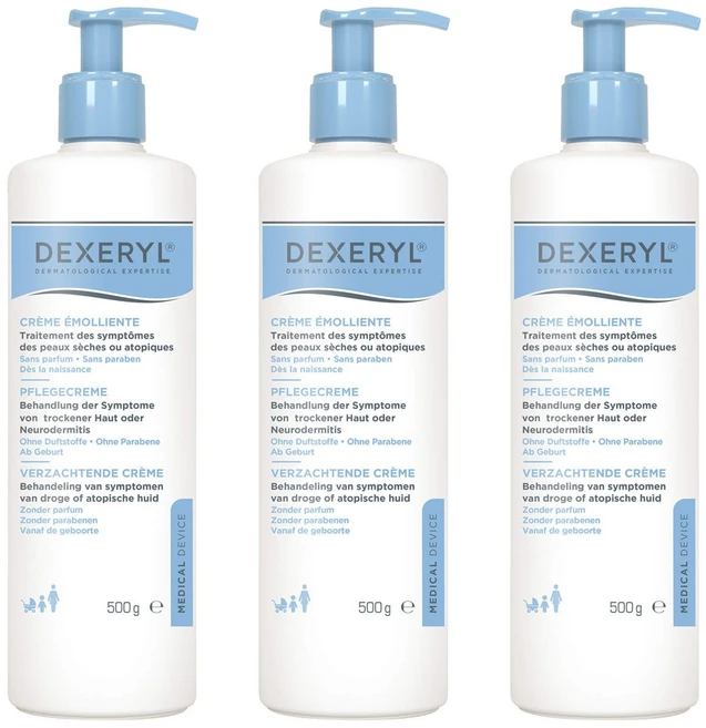 Dexeryl 덱세릴 MD 엠디 모이스처라이징 크림, 3개, 500g - 쿠팡