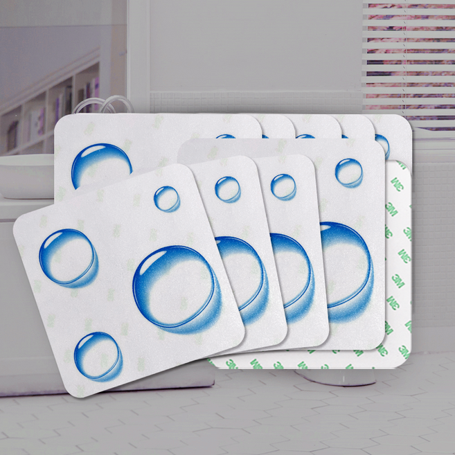 동동테크 욕실 미끄럼방지 스티커 물방울 테이프 화장실 타일, 10개, 물방울무늬