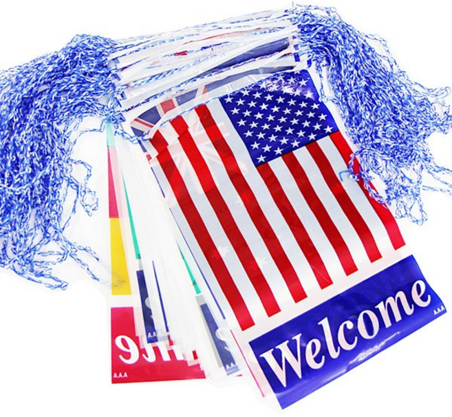 국내산 비닐만국기 웰컴 특허제품 체육대회용품 운동회소품