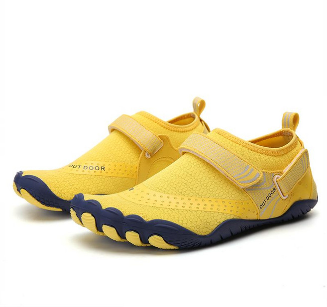 트레이닝운동화 미끄럼 방지 줄넘기 요가 스쿼트 런닝머신 신발~280mm, K-21 옐로우, 1개