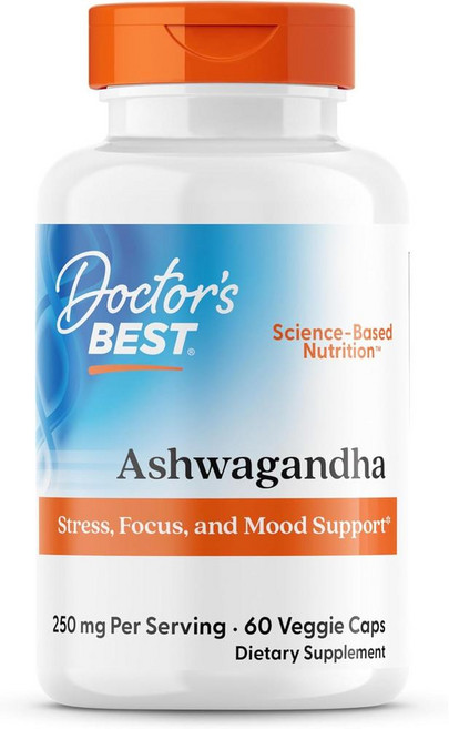 닥터스베스트 아슈와간다 125mg 캡슐 Doctor's Best Ashwagandha with Sensoril, 1개, 60정
